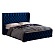 Кровать без основания Франческа 160х200, синий
