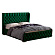 Кровать без основания Франческа 140х200, зеленый