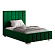 Кровать без основания Мирабель 120х200, зеленый